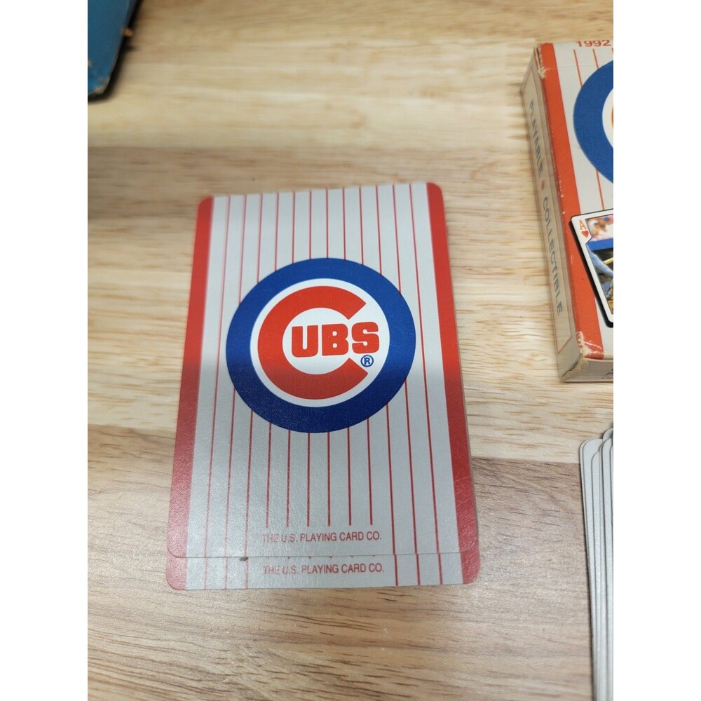 1992 CHICAGO CUBS PLAYING CARDS BASEBALL CARD SET 54 CARDS